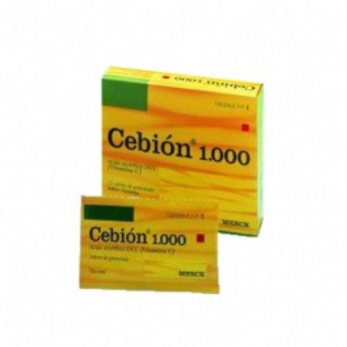 cebion 1000 granulado solucion oral (12 sobres)